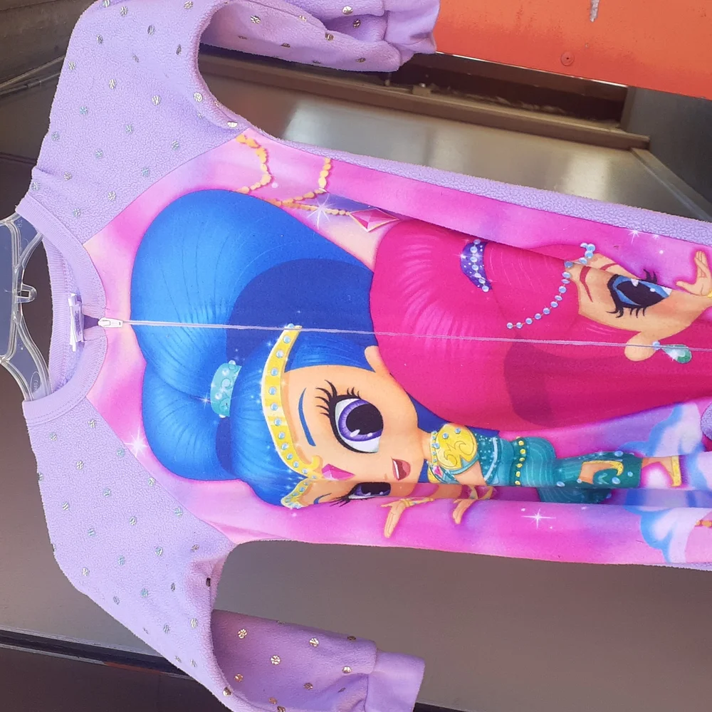 ✨Pink Purple Pants✨Girls 4✨1 pc Pajama Help ? CHARACTER?